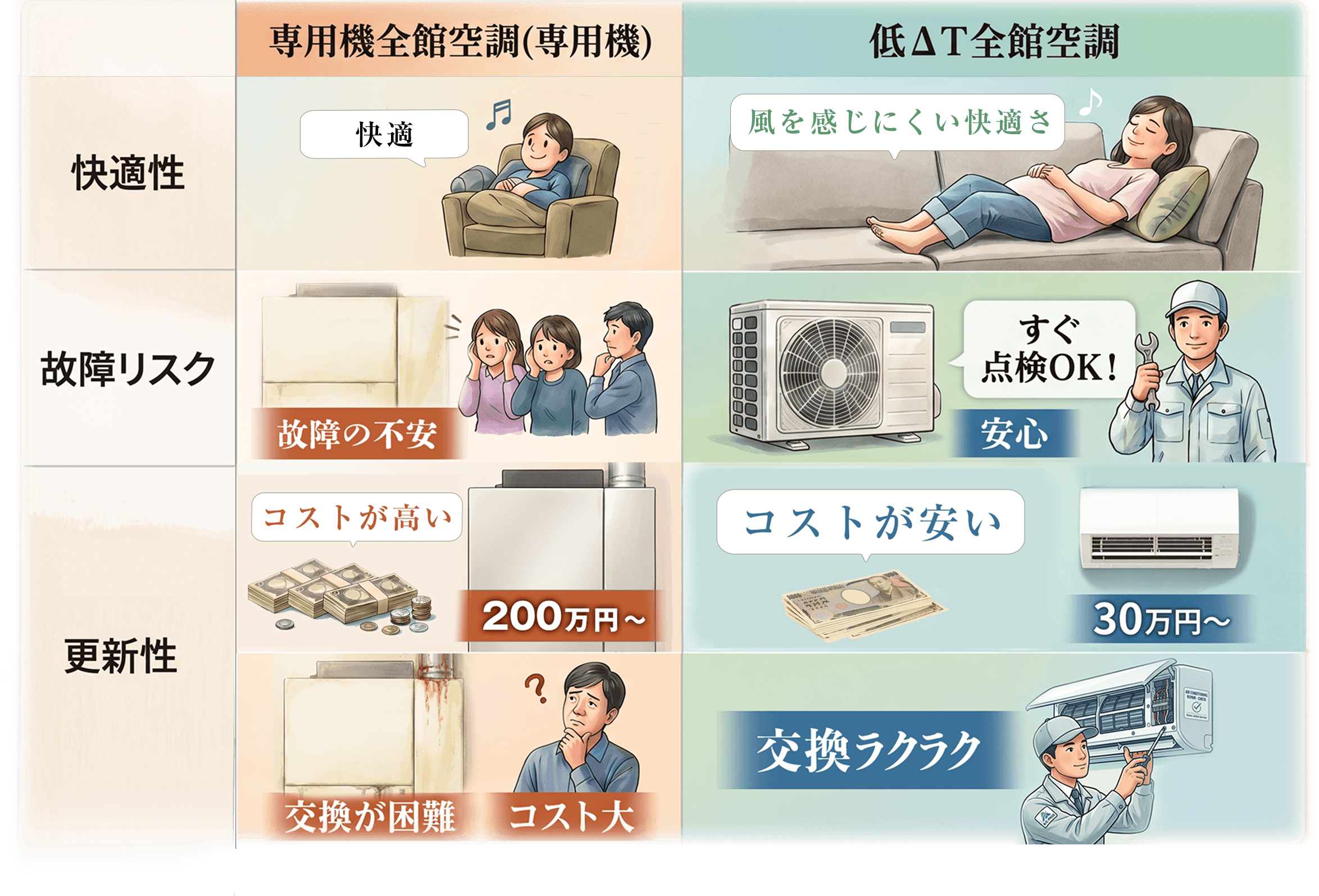 比較表